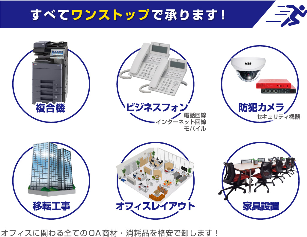 すべてワンストップで承ります！