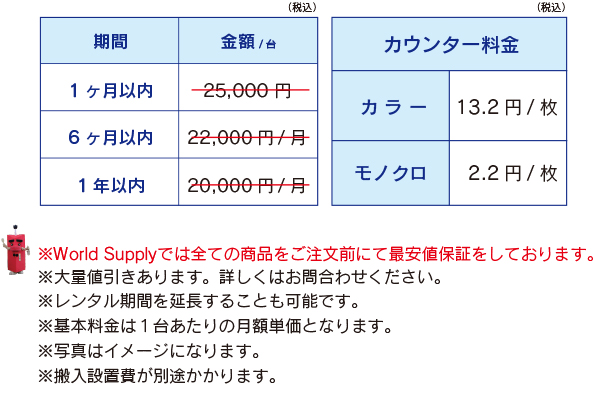 スーパーハイスピードカラー複合機